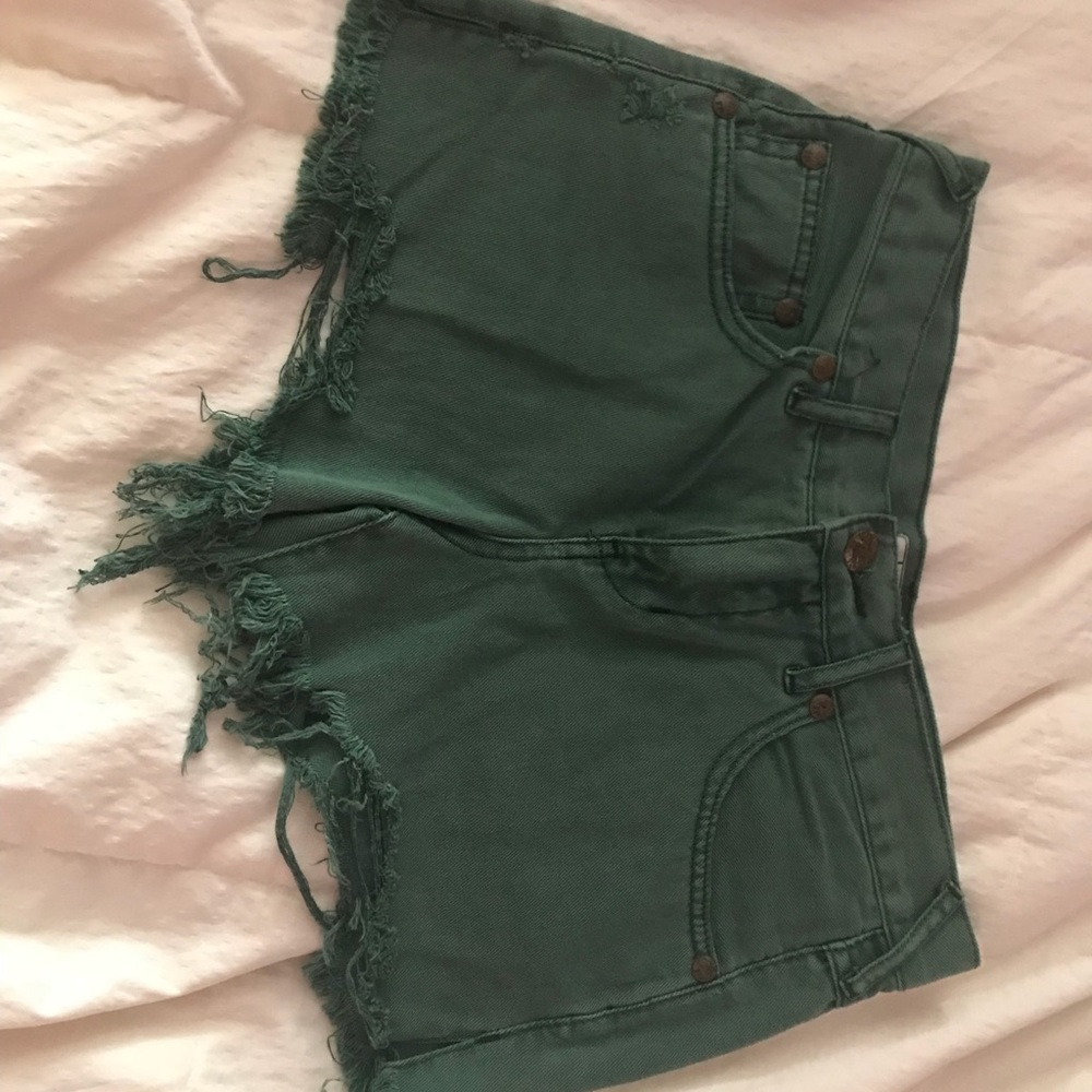 Denim shorts